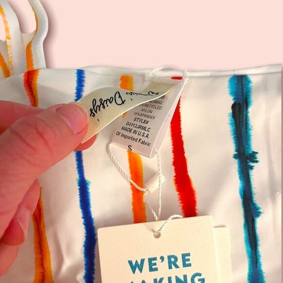 NWT | Dippin’ Daisies | Meridian Top in Watercolor Stripe | Size Small - Picture 5 of 5